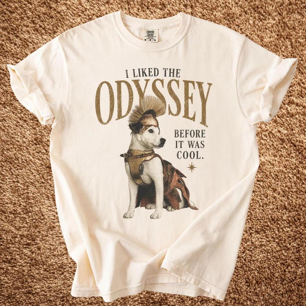 Odyssey Dog Tee Greek Mythology Literary Humor Shirt